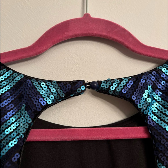 Blue Sequin Dress - Picture 5 of 7